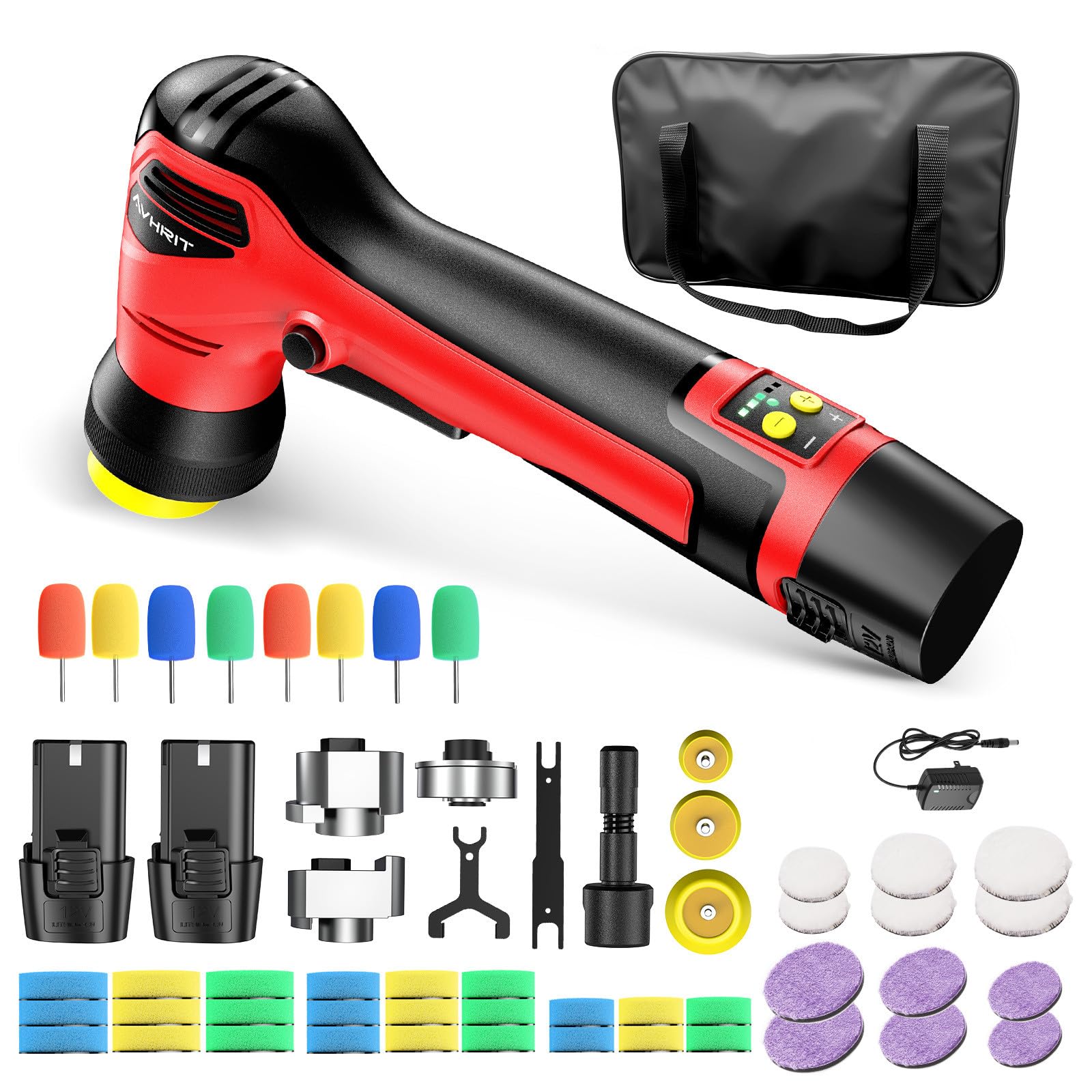 Amazon.co.jp: Avhrit ミニポリッシャー 車 コードレス 電動