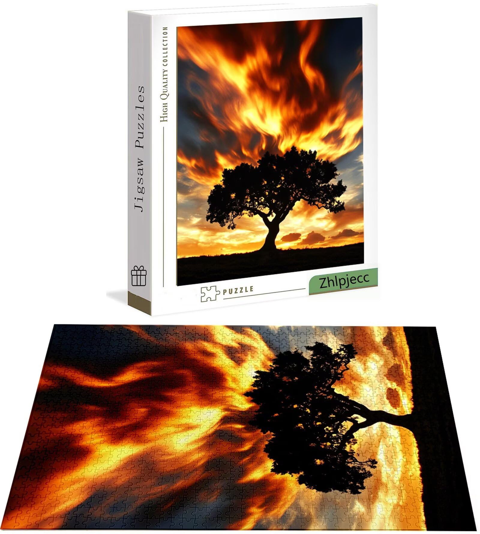 Puzzle 2000 sztuk dla dorosłych, Puzzle Aurora z wykwintnym pudełkiem do pakowania, 2000 sztuk wyzwanie puzzle dla dorosłych, drzewo puzzle dla całej rodziny, kobiet i mężczyzn Regals H-6852