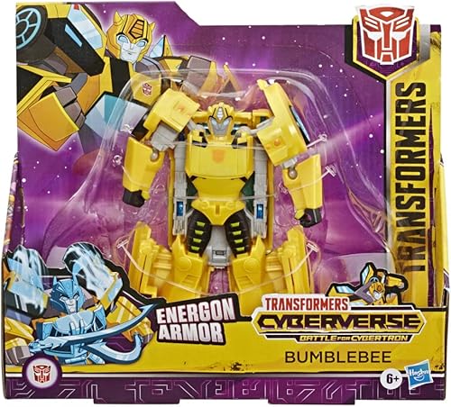 Miniatura 2 de TRANSFORMERS Toys Cyberverse Ultra Class Bumblebee Figura de acción, combina con Energon Armour para encenderse, para niños de 6 años en adelante,