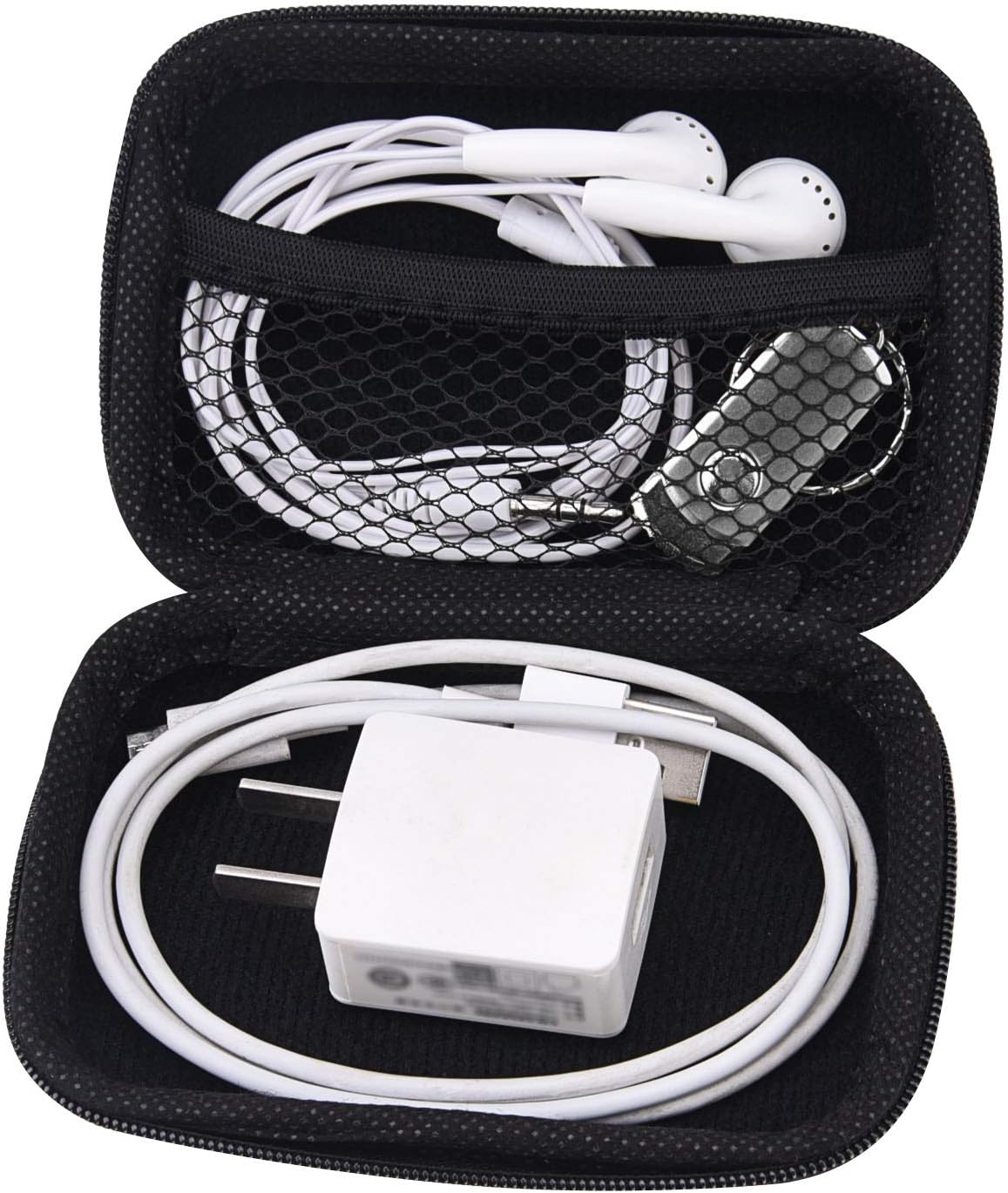 Sunmns Headphone Case Earphone SD TF Card USB Flash Disk Storage Cases Bag, 6 Pieces