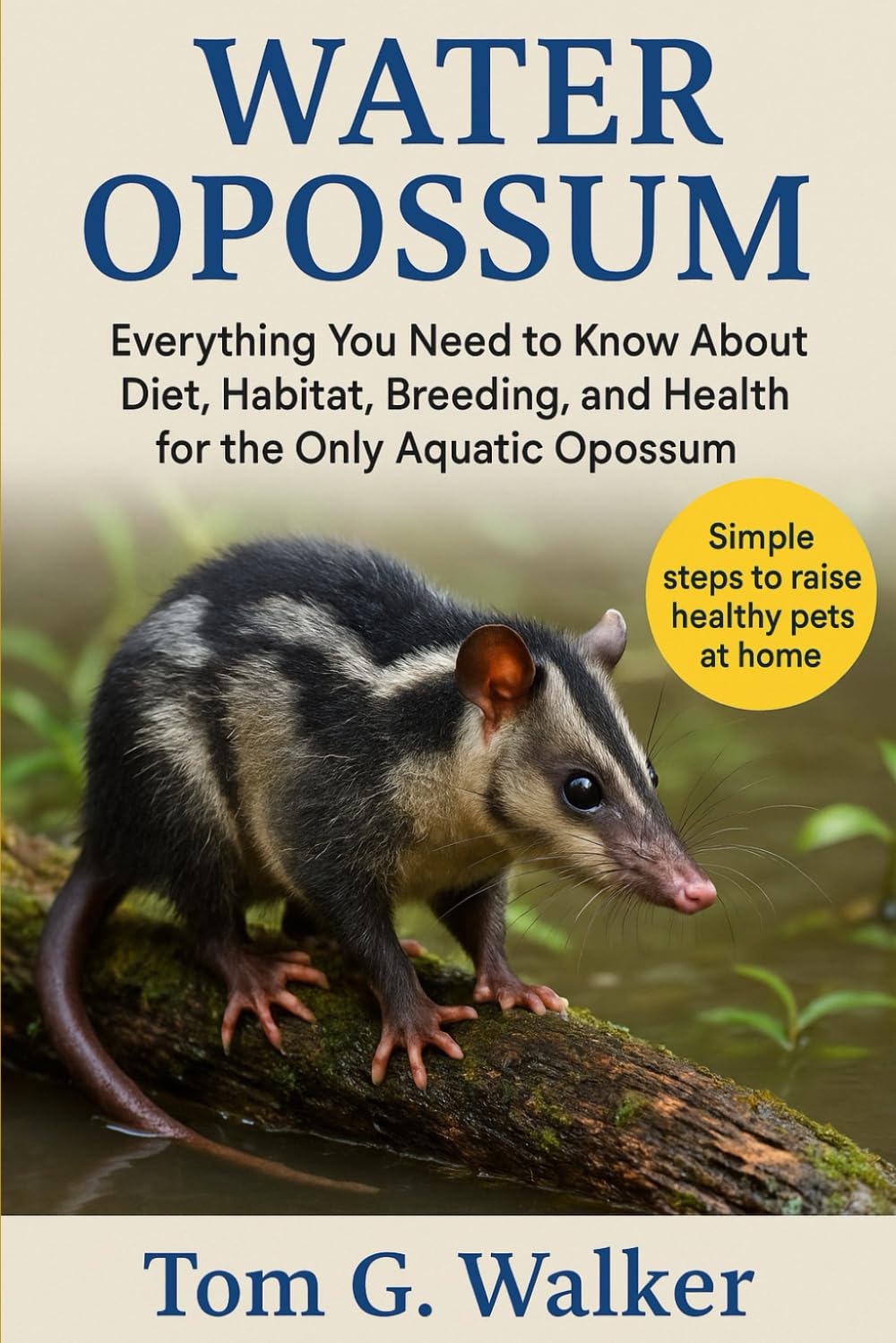 WATER OPOSSUM: Everything You Need to Know About Diet, Habitat, Breeding, and Health for the Only Aquatic Opossum