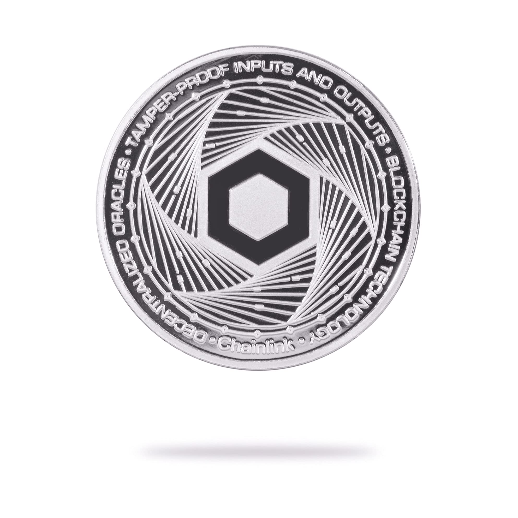Amazon.com: Cryptochips | Chainlink (Link) Physical Crypto Coin |  Commemorative Cryptocurrency You Can HODL : Toys & Games