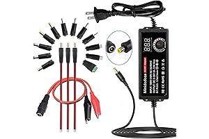 72W Power Supply DC Regulated Adapter 3V-36V AC to DC Converter 16...