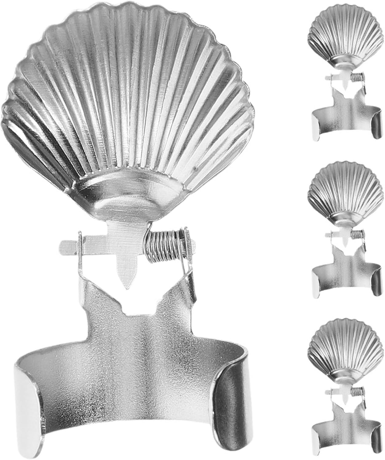 Automatic Candle Snuffer 16pcs Sturdy Heat Resistant Shell Shaped Snuffer Extinguisher Tool for Home Decorative Accessories Reusable Flame