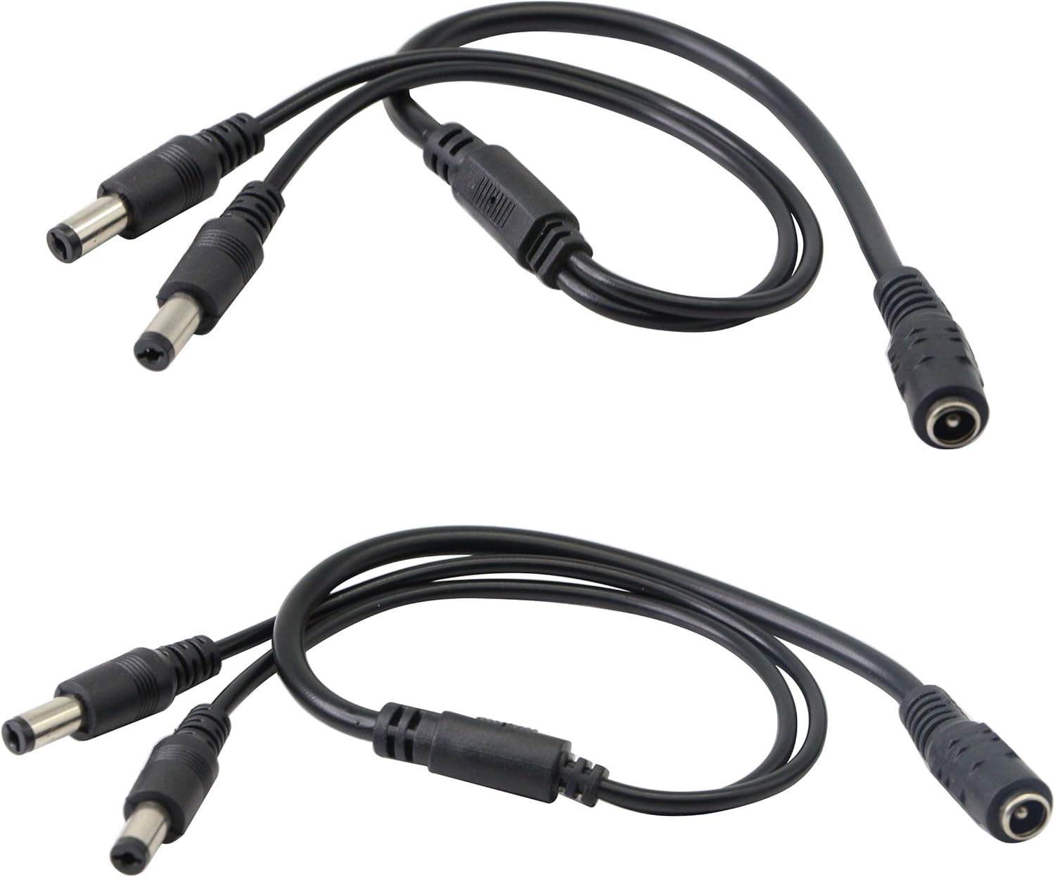 Amazon.com: zdyCGTime 2Pack DC Power Female to Male Splitter Adapter ...