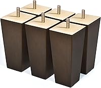 Vista 22 de AORYVIC Patas de Muebles de Madera de 3 pulgadas Patas de Sofá, Patas Universales de Sofá Elevadores de Cama Patas de Repuesto para Cómoda