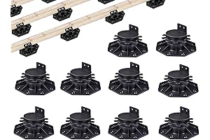 Deck Blocks Adjustable Deck Support Pedestals for Floors