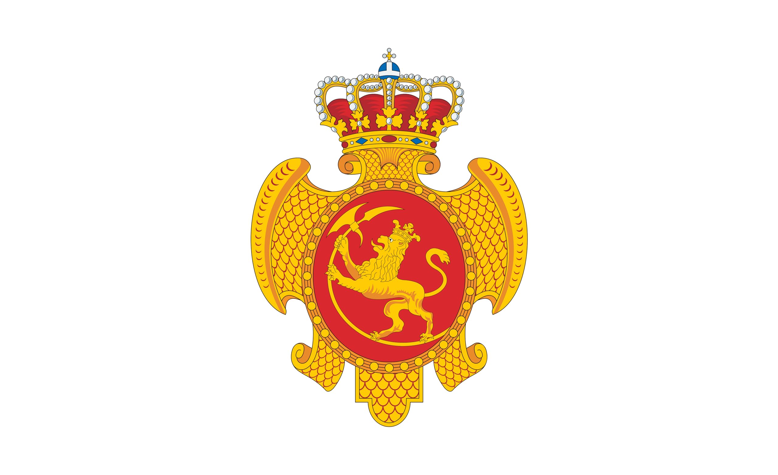 Drapeau Norvège 1733 historique de la Marine avec double couture renforcée 120x80
