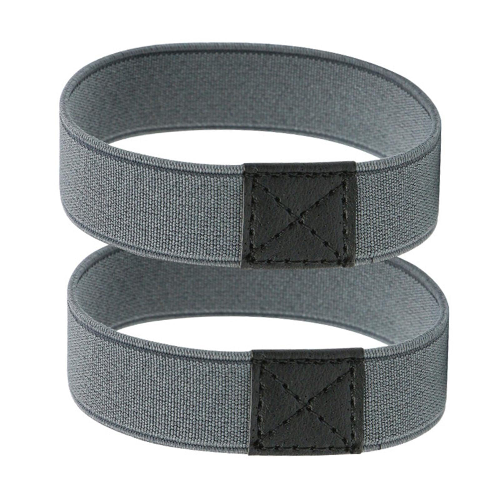 2Pcs Elastic Shoe Straps Anti Loose Shoe Laces for Flats Dance Shoes Sandals dark gray