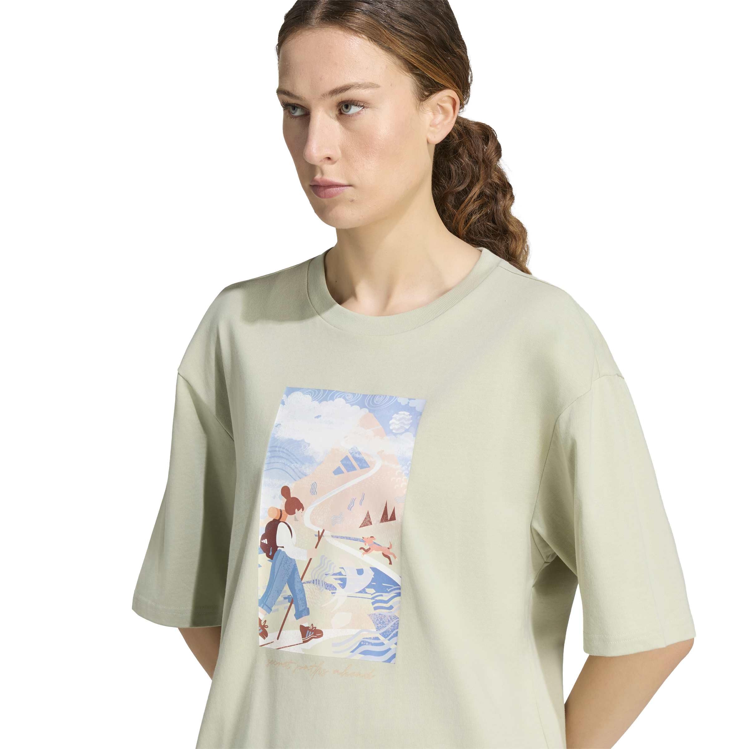 adidas Women's T-Shirt Graphique Terrex Secret Paths Ahead