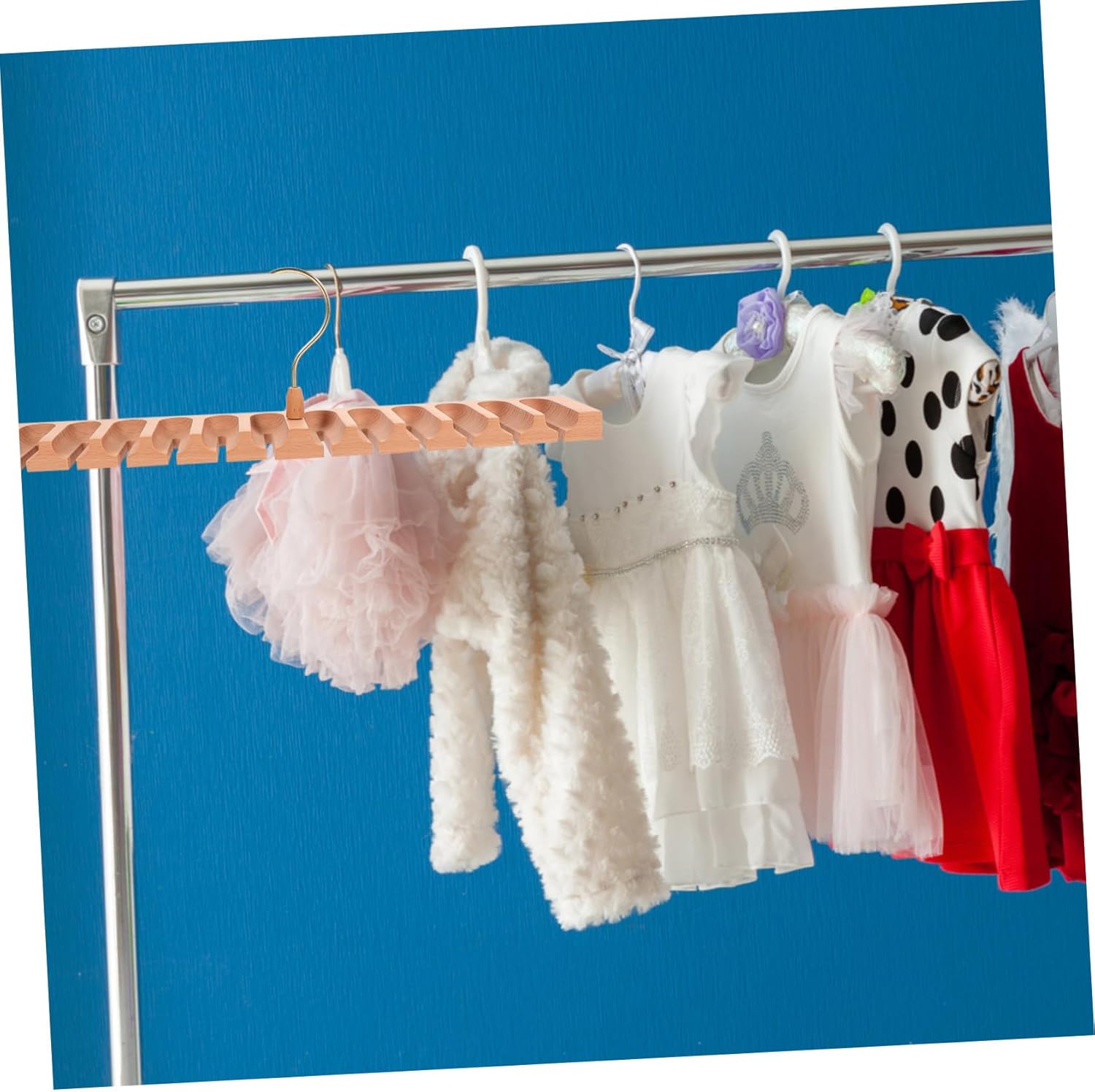 5pcs Belt Organizer for Closet Multi-Function Tie Hanger Storage Cubes Scarf Hanger