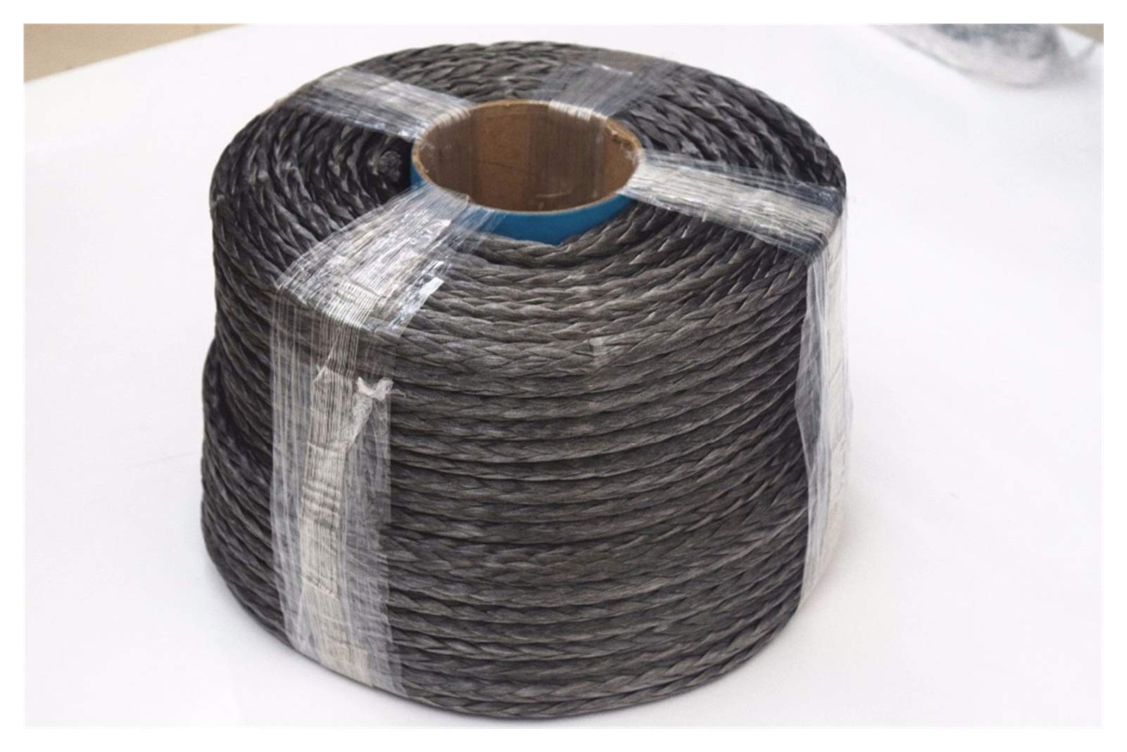 Winch Rope, Grey 10mm*100m 12 Strand Synthetic Rope,ATV Winch Cable,12 Plait,Off-Road Rope,Plasma Rope