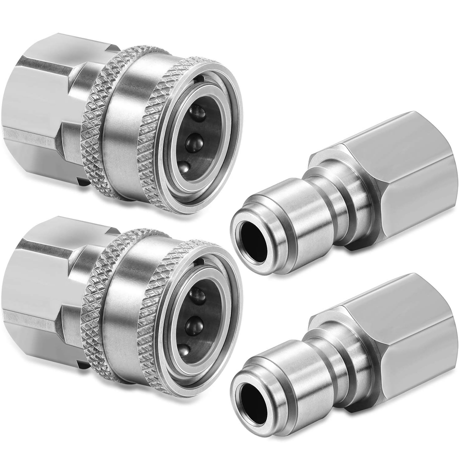 Adaptateur NPT 3/8 inox raccord mâle femelle pour nettoyeur haute pression