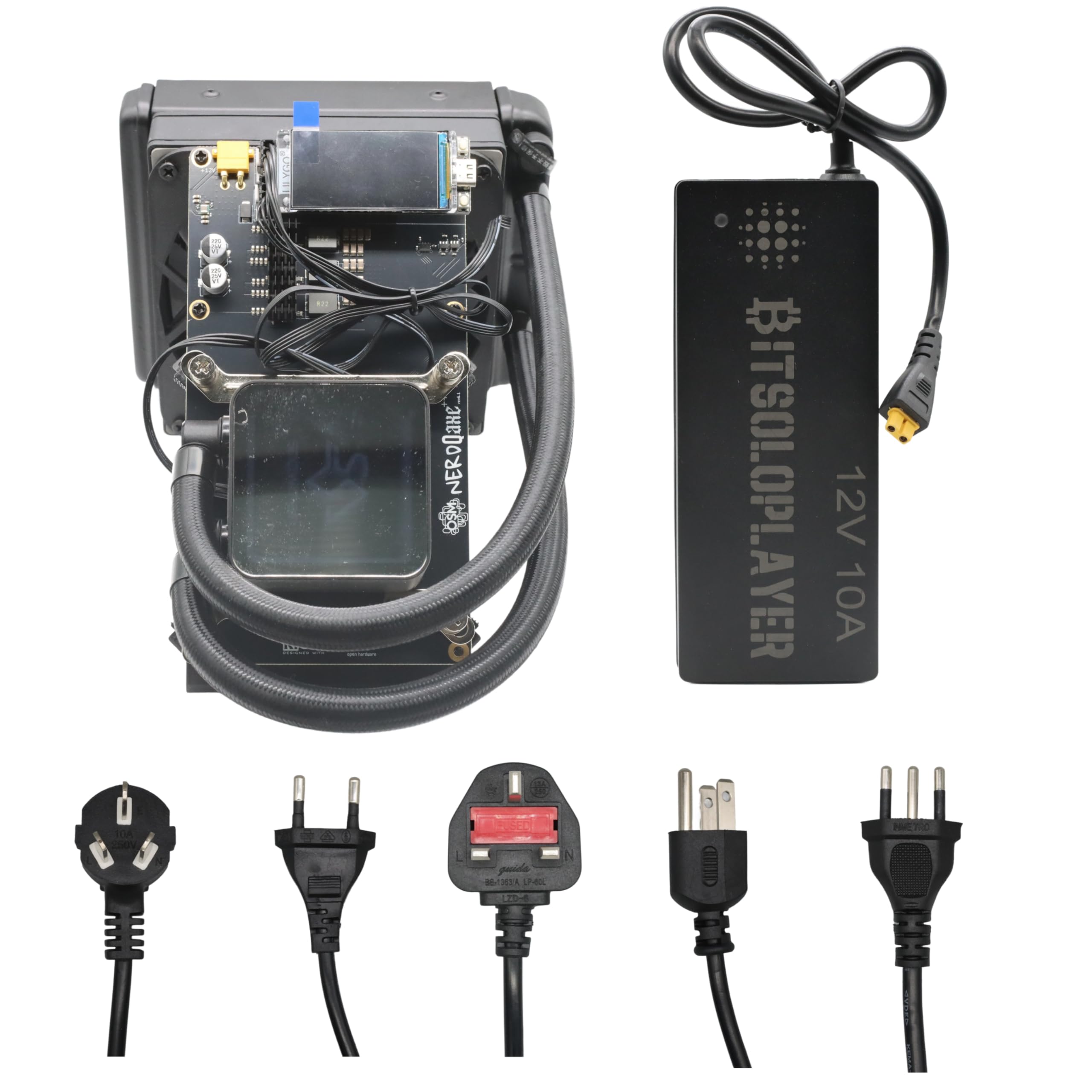 NerdQaxe++ Hydro Rev 6.1-6TH/s 100W Bitcoin Miner mit 2.4G WiFi - 16,5 J/TH  - Leises & Open-Source Mining Gerät, Hocheffizient für BTC Mining:  Amazon.de: Computer & Zubehör