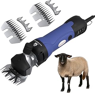 Pet & Livestock HQ 380W Sheep Shears Electric Clipper Goats, Alpaca, Llamas, Angora Rabbits Shearing Hand Piece Cutter Gro...