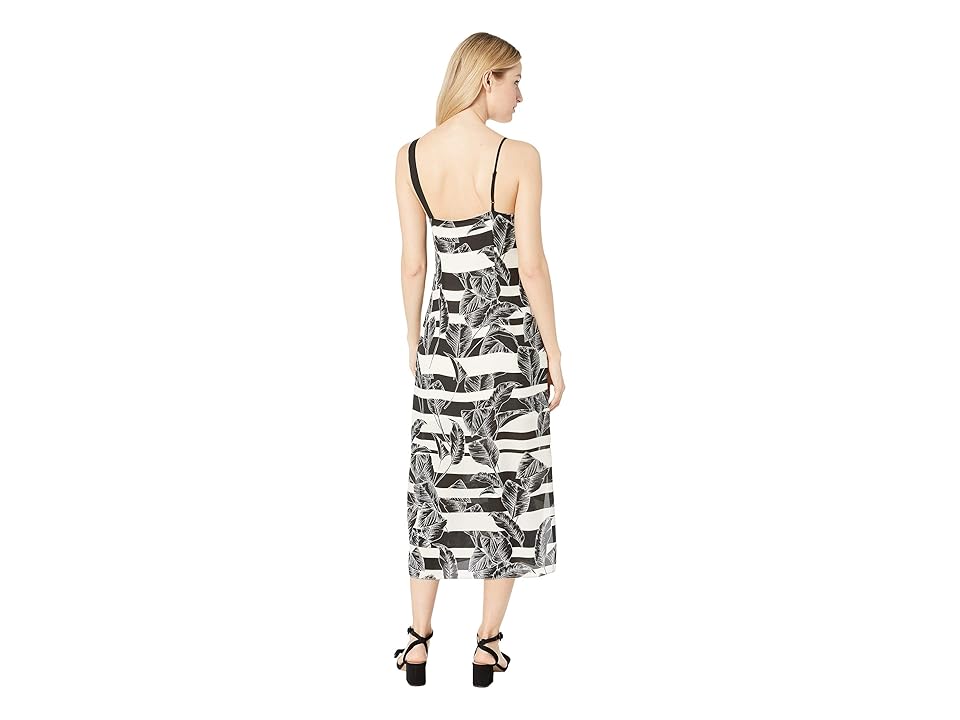 

Vince Camuto Tropical Shadows Maxi Slip Dress (Rich Black) Women's Dress