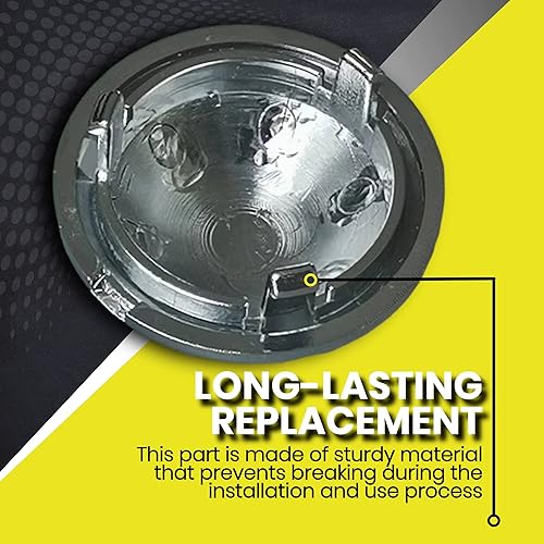 Miniatura 4 de Paquete de 2 tapas de repuesto para pulsador de arandela, número de pieza DC66-00777A, altamente compatible con los números de modelo de lavadora