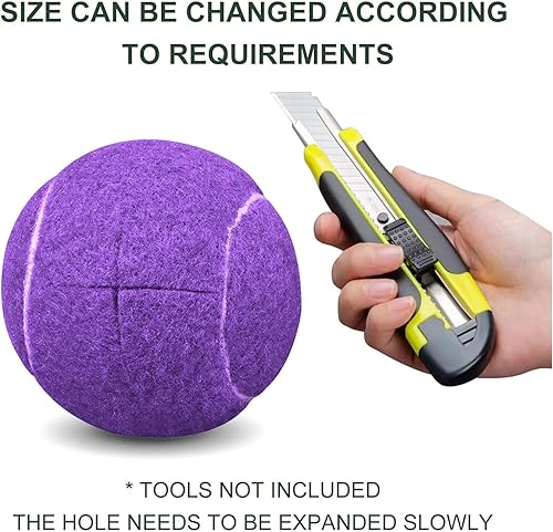 Miniatura 3 de Walker - Pelotas de tenis precortadas para caminantes, 4 piezas, patas de andador, bolas universales precortadas, almohadillas de fieltro