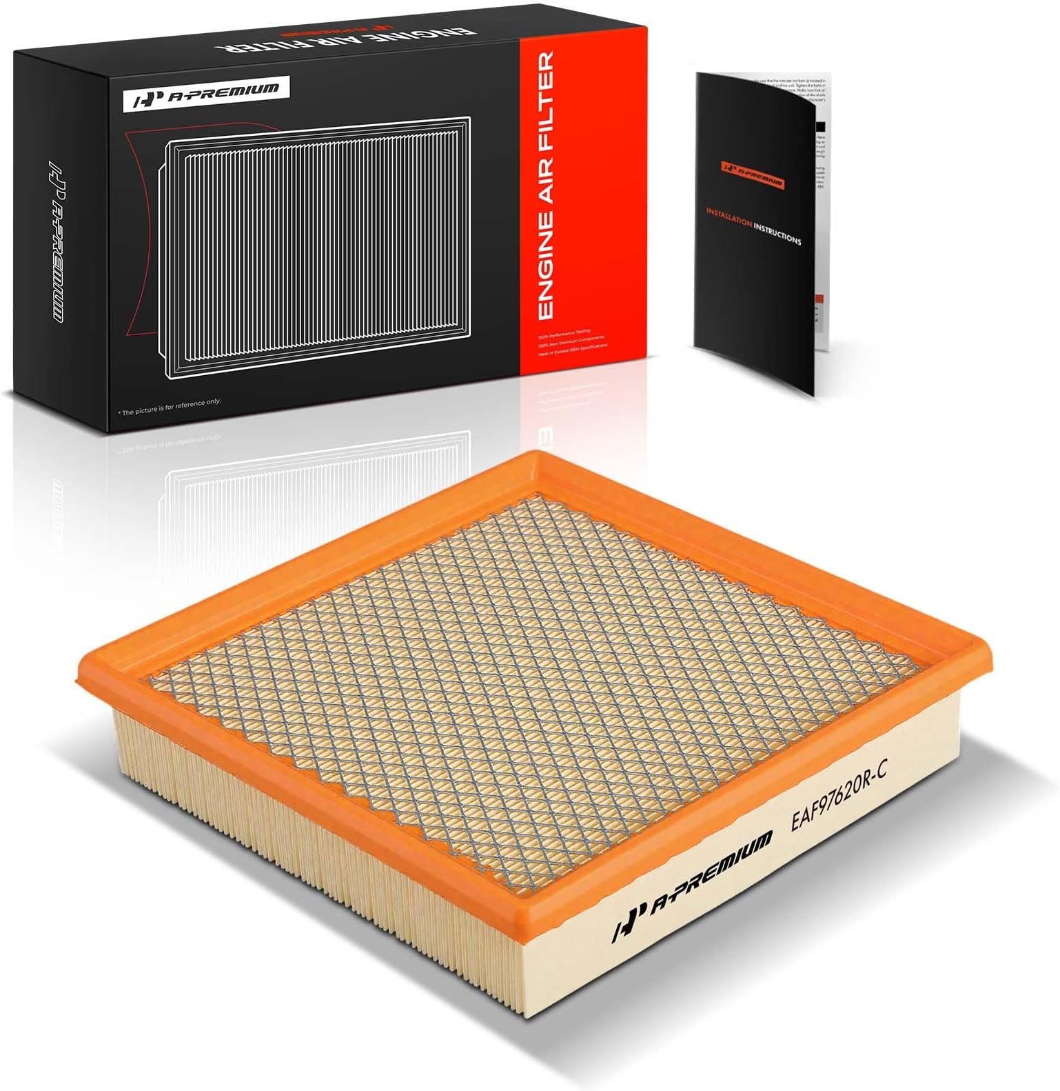 A-Premium Engine Air Filter Compatible with Chrysler, Dodge & Toyota Models
