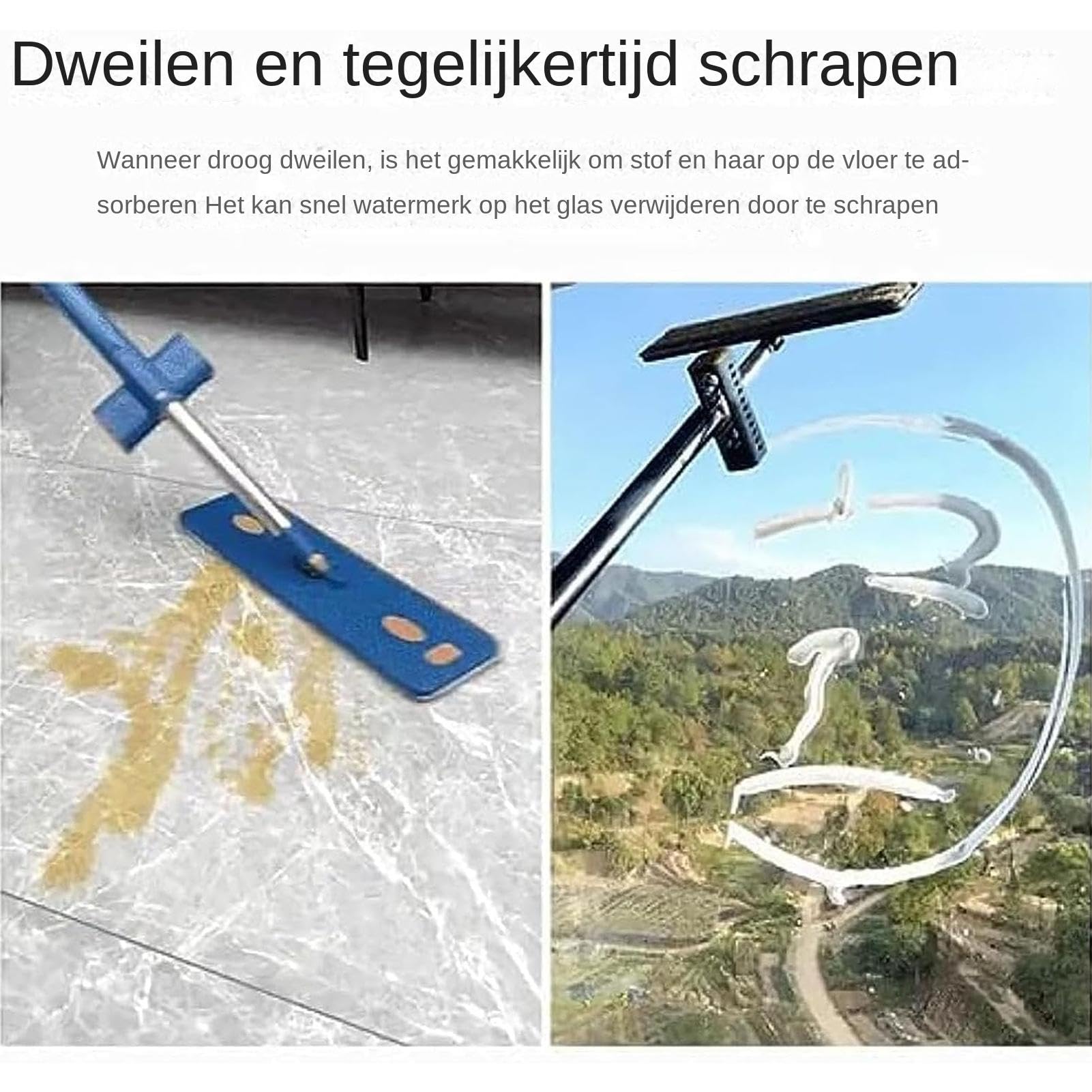 Fregonas para Limpieza de Pisos, fregona Plana de Microfibra