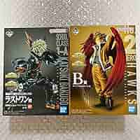 ヒロアカ　一番くじ　フィギュア　爆豪勝己　ホークス ヒロアカ」一番くじでホークス初フィギュア化！ “極上の仕上がり