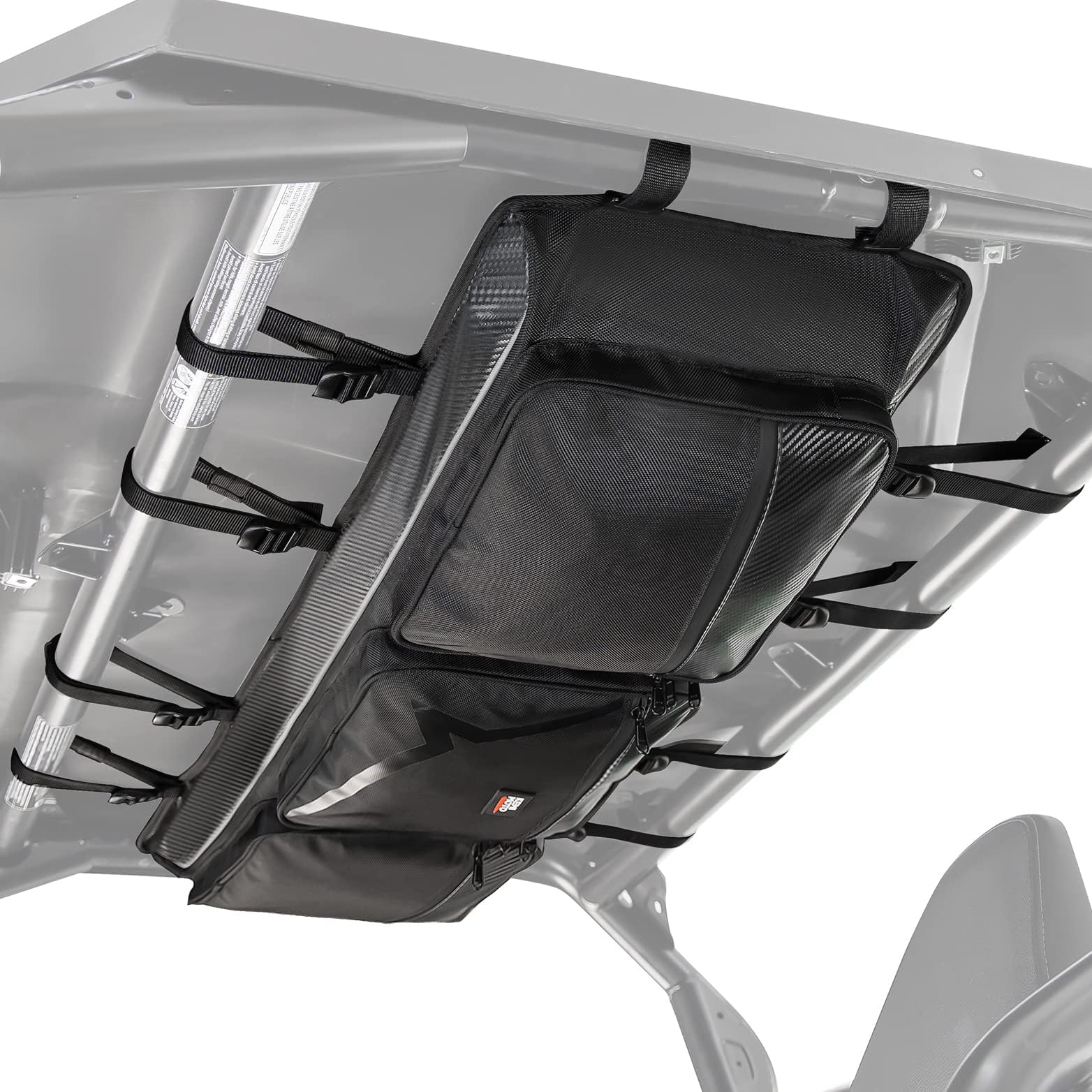 UTV Roof Bag 1680D 4.2 Gal Storage Compatible with CFMOTO ZForce 950 HO/HOEX 2022-2024 / ZForce 950 Sport 2020-2022 G1, Large-Capiticy Water-Resistant Overhead Roof Storage Bag
