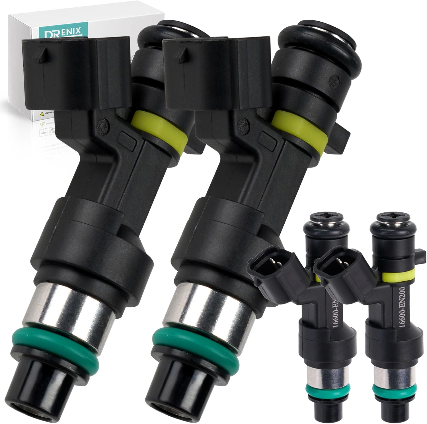 Fuel Injectors fits for/Nissan 2013-2017 NV200 2.0L 2009-2014 Cube 1.8L 2007-2012 Versa 1.8L 2007-2012 Sentra 2.0L L4 OE 16600-EN200 FJ1056 FBY2850