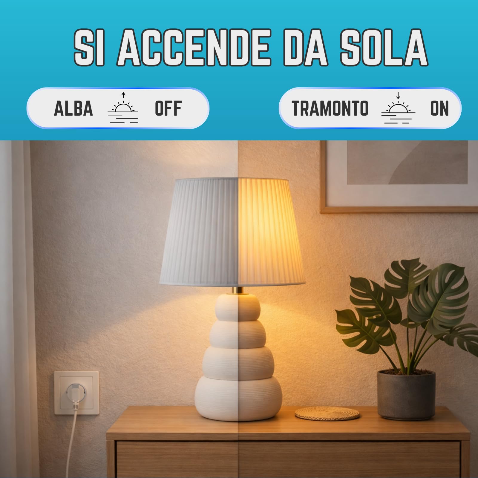 4 Stück Smart WiFi Steckdose 16 A mit Verbrauchsüberwachung, kompatibel mit Alexa und Google Home, 3680 W 2,4 GHz, Timer und Fernbedienung App Smart Life, intelligente Steckdose mit