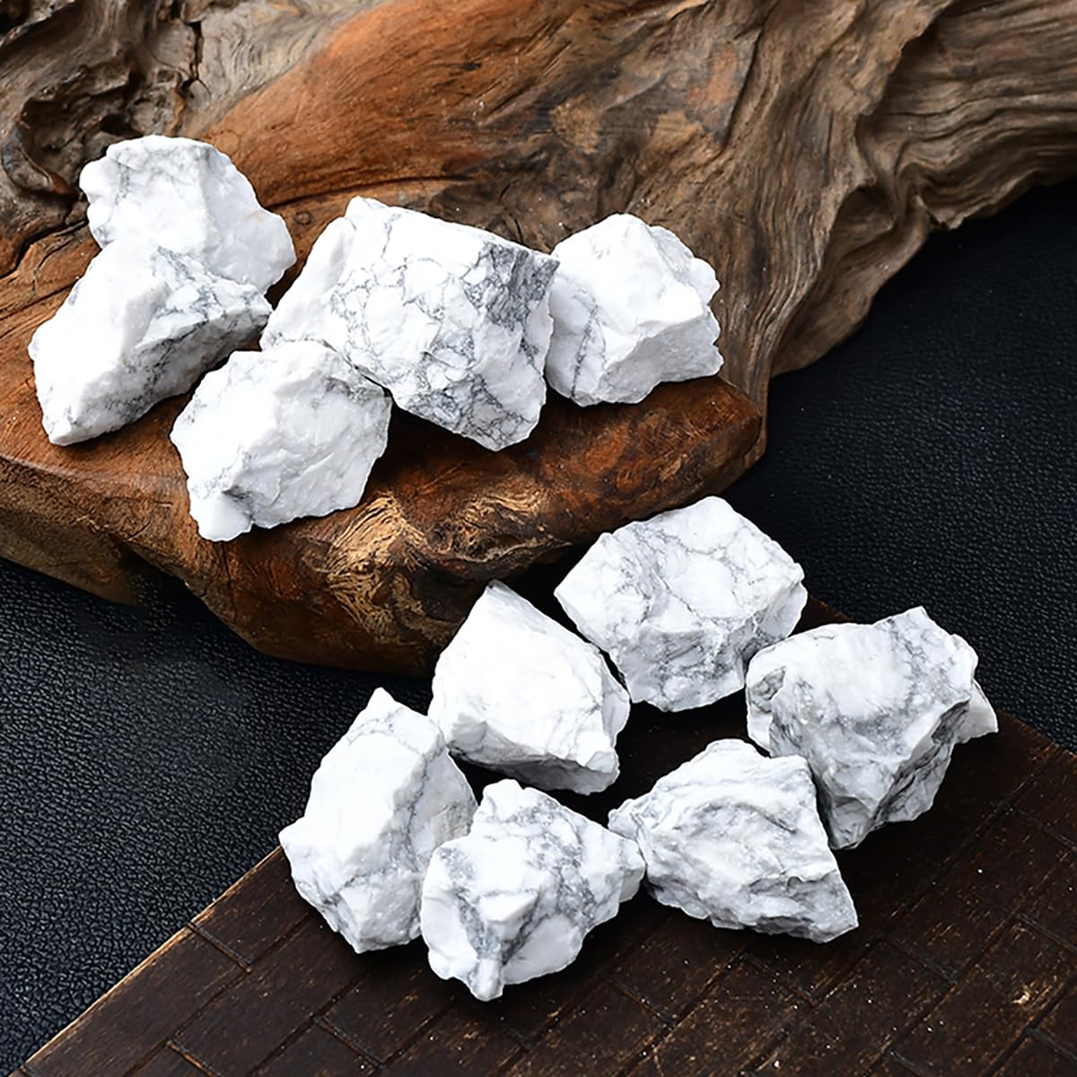 Amazon.co.jp: SUKIMIND 400gセット ハウライト 原石 天然石 ホワイト