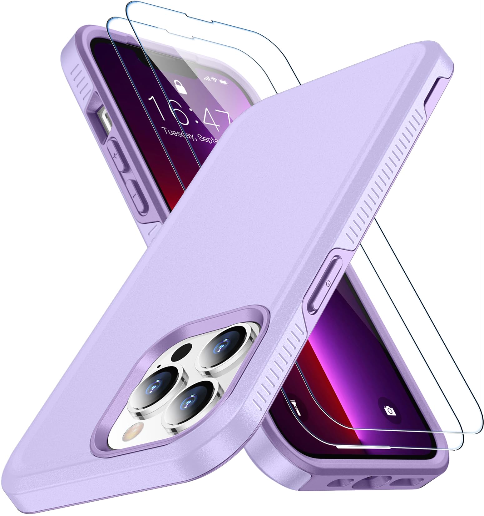 iPhone 13 Pro ケース カメラレンズプロテクター パープル Amazon.co.jp: WDHD iPhone 13 Pro Max用にデザイン MagSafe用磁気