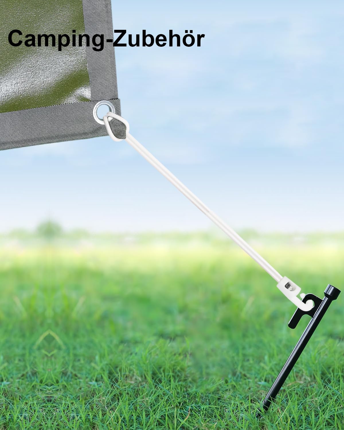 BYZANDQI Spanngummi Mit Haken 12er Set - 15cm Expander Für Planen Und Zelte