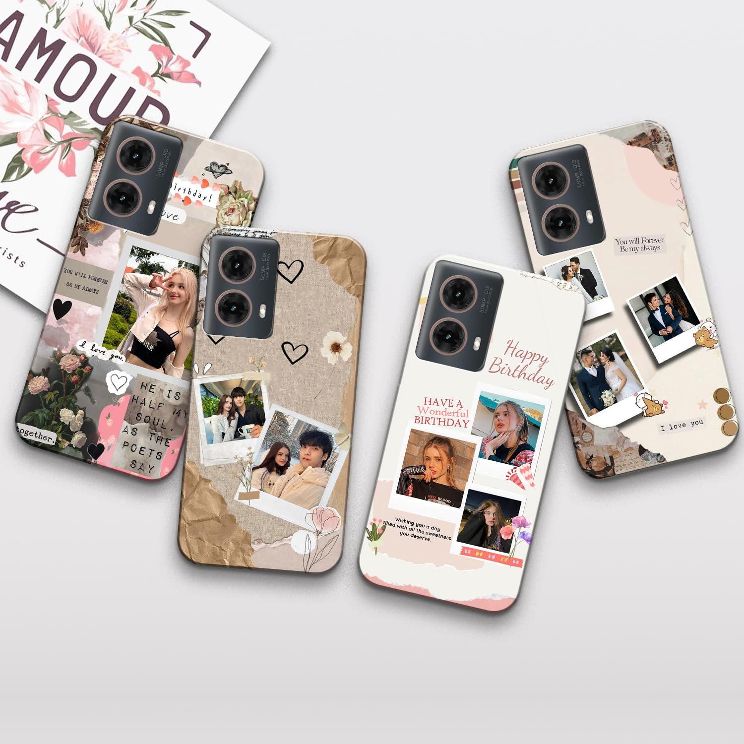 COLORflow Back Cover Compatible with Motorola Moto G85 / G96 / Moto Edge 50 Fusion (5G) | Photo Cover Customized Back Cover Compatible with Motorola Moto G85 / G96 / Moto Edge 50 Fusion (5G)