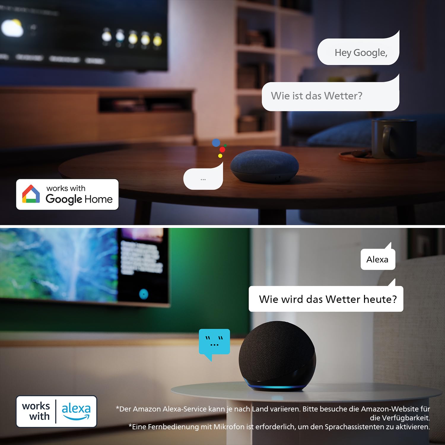 PHILIPS Ambilight TV 55OLED811/12 55 Zoll 4K OLED Smart TV | P5-AI Perfect Picture Engine, Ultra HD, Google TV, Dolby Vision und Atmos Sound