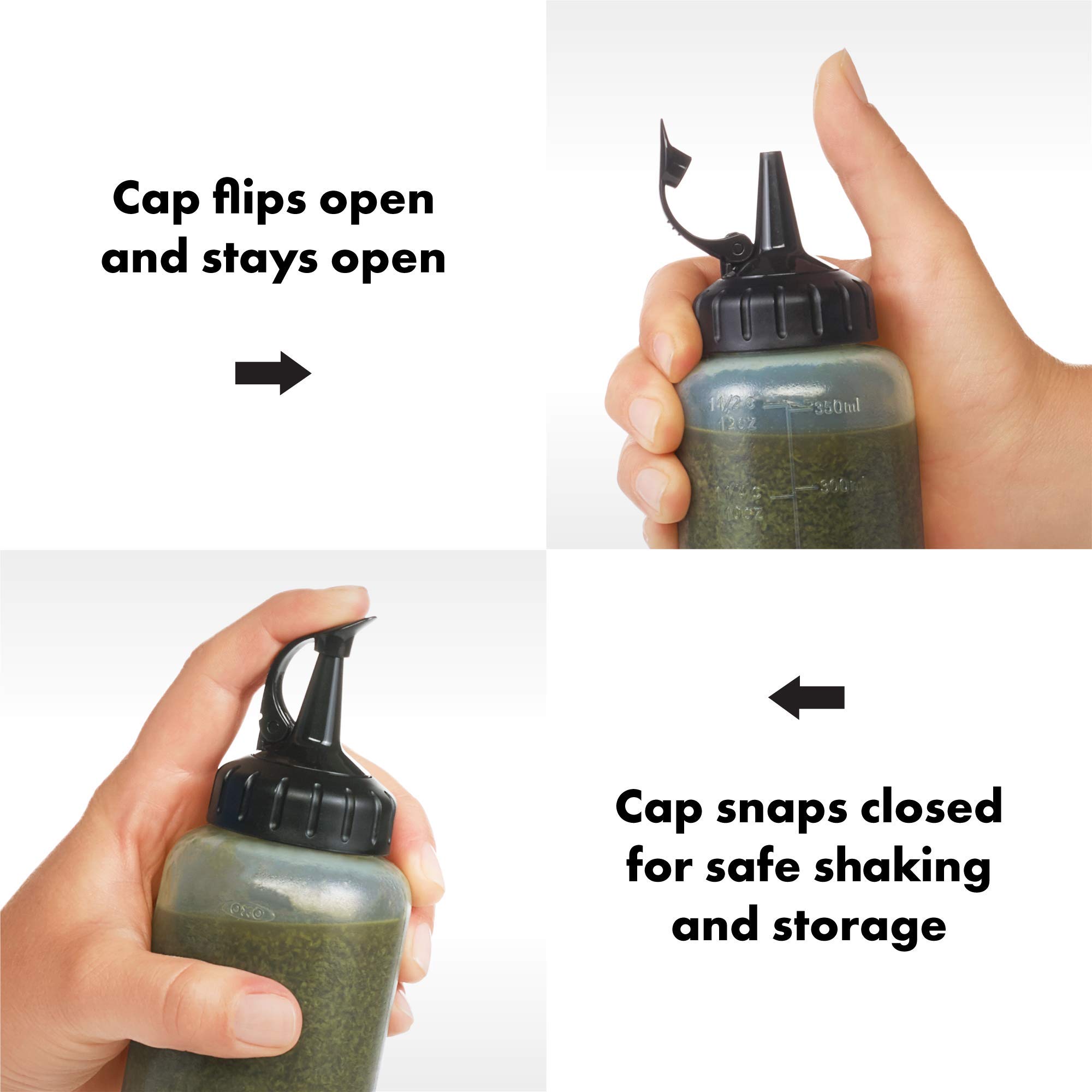 OXO Good Grips Chef's Squeeze Bottle, Large, Pack of 3
