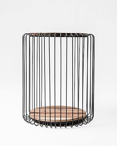 Miniatura 4 de NovaSolo Barca Boat Mesa auxiliar redonda de madera en color natural