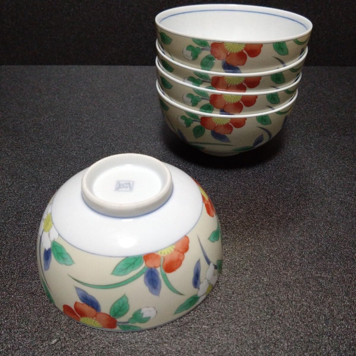 陶器 長春天山 窯変瑠璃茶碗 銘海の原 木箱入り ※海外発送の場合、木箱