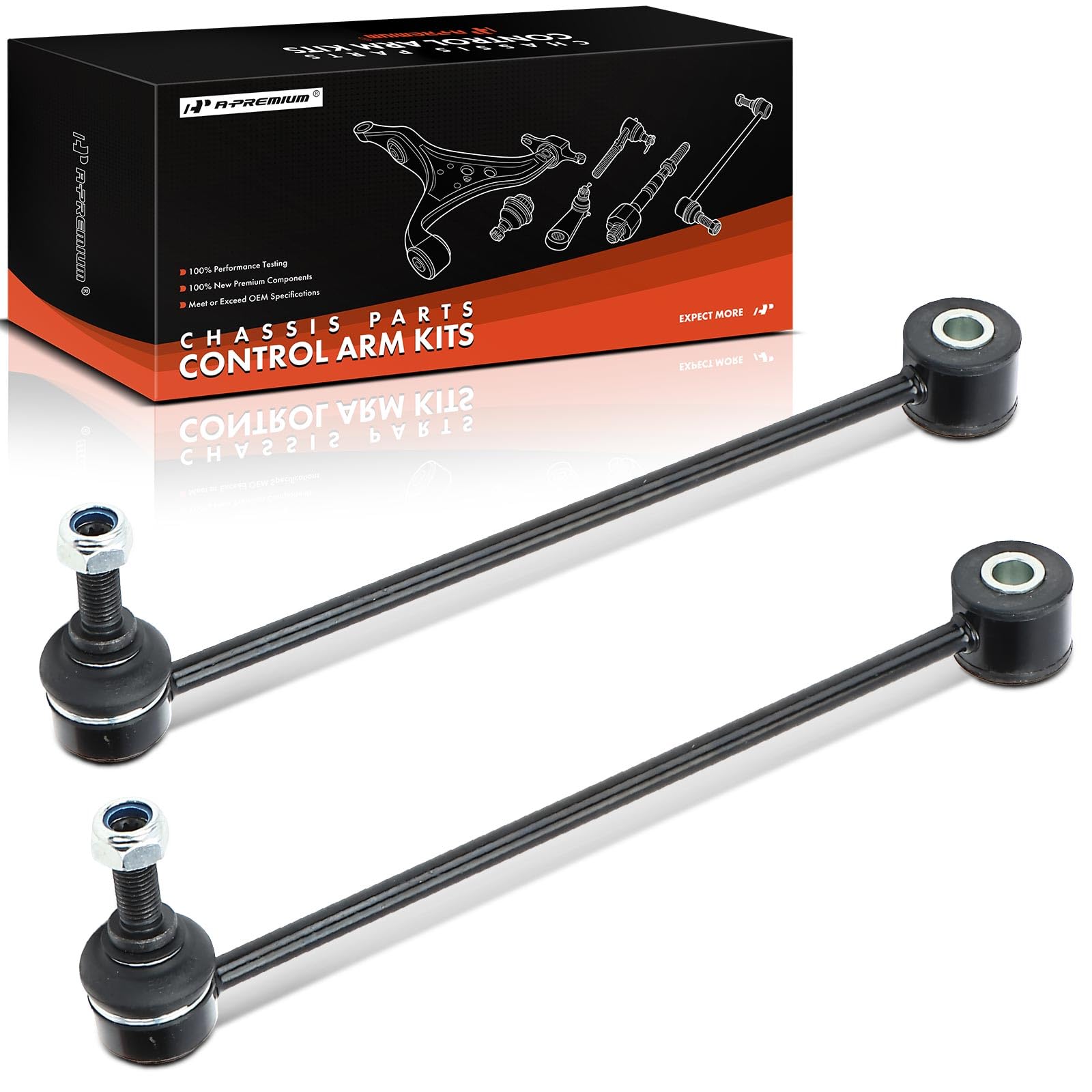 2 Maillons De Barre Stabilisatrice Arrière Pour Ram 1500 2011 - A-Premium Neuf