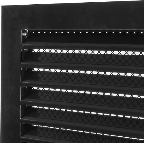 Miniatura 15 de Rejilla de ventilación redonda de aleación de aluminio de 10 pulgadas con malla metálica (conducto de Ø10 pulgadas/rejilla de Ø11 pulgadas) HVAC