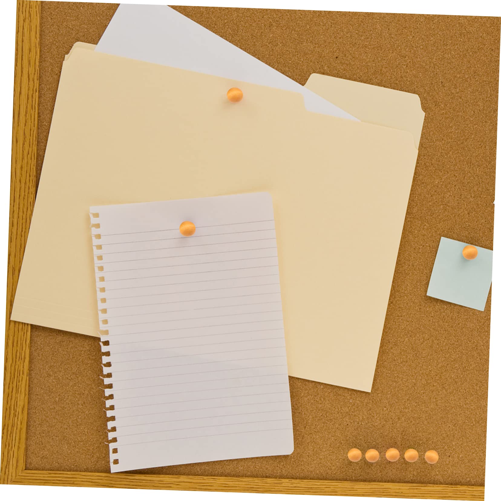 NUOBESTY 500stücke Kork-pinnnadeln Mit Holz-Kopf Vielseitige Stecknadeln Für Korktafeln Karten Und Fotos Bürobedarf Für Täglichen Gebrauch