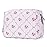 Narwey Makeup Bag Travel Cosmetic Bag Organizer Toiletry Bag Make Up Bags with Compartments for Women Girls (Bowknot and Flower)