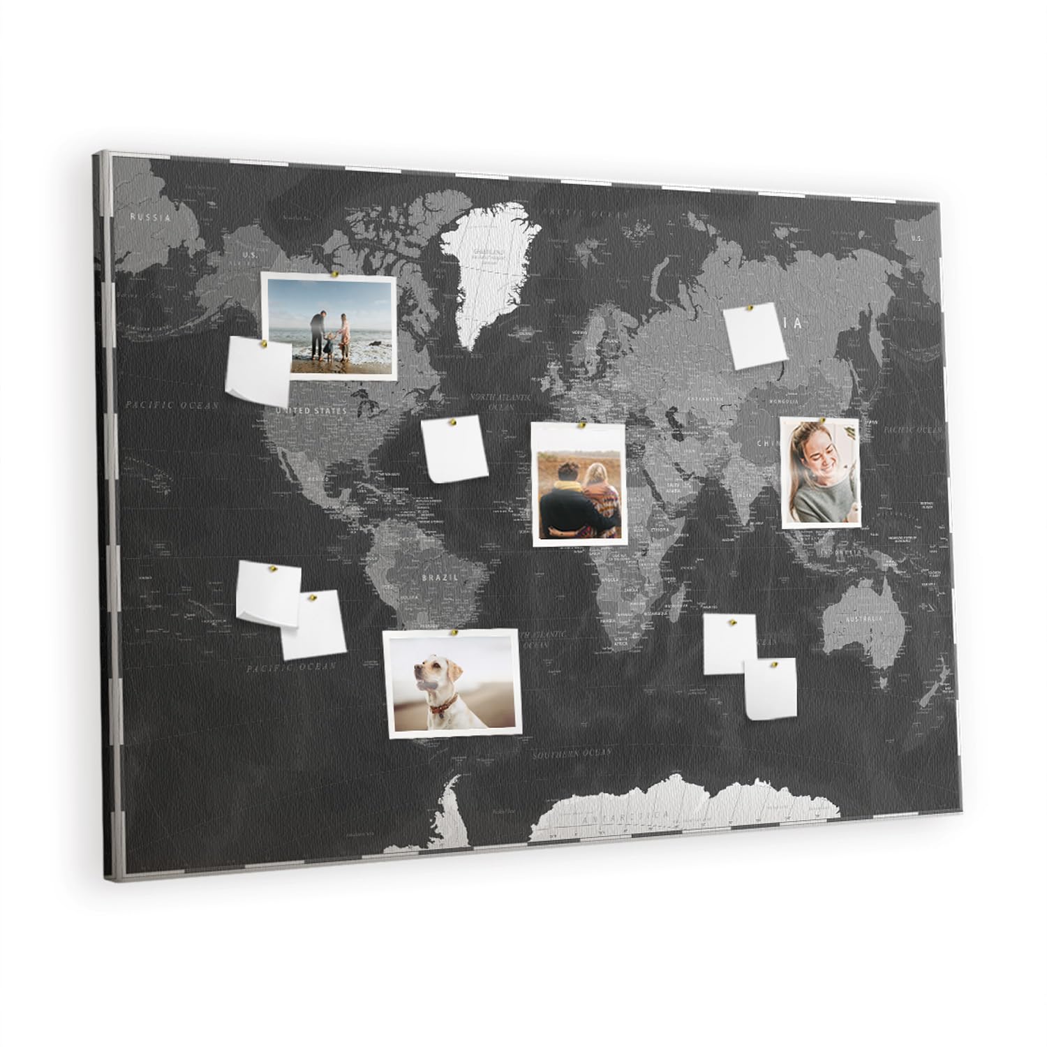 Tableau mural liège horizontal parfait pour notes documents photos projets et rappels - 7