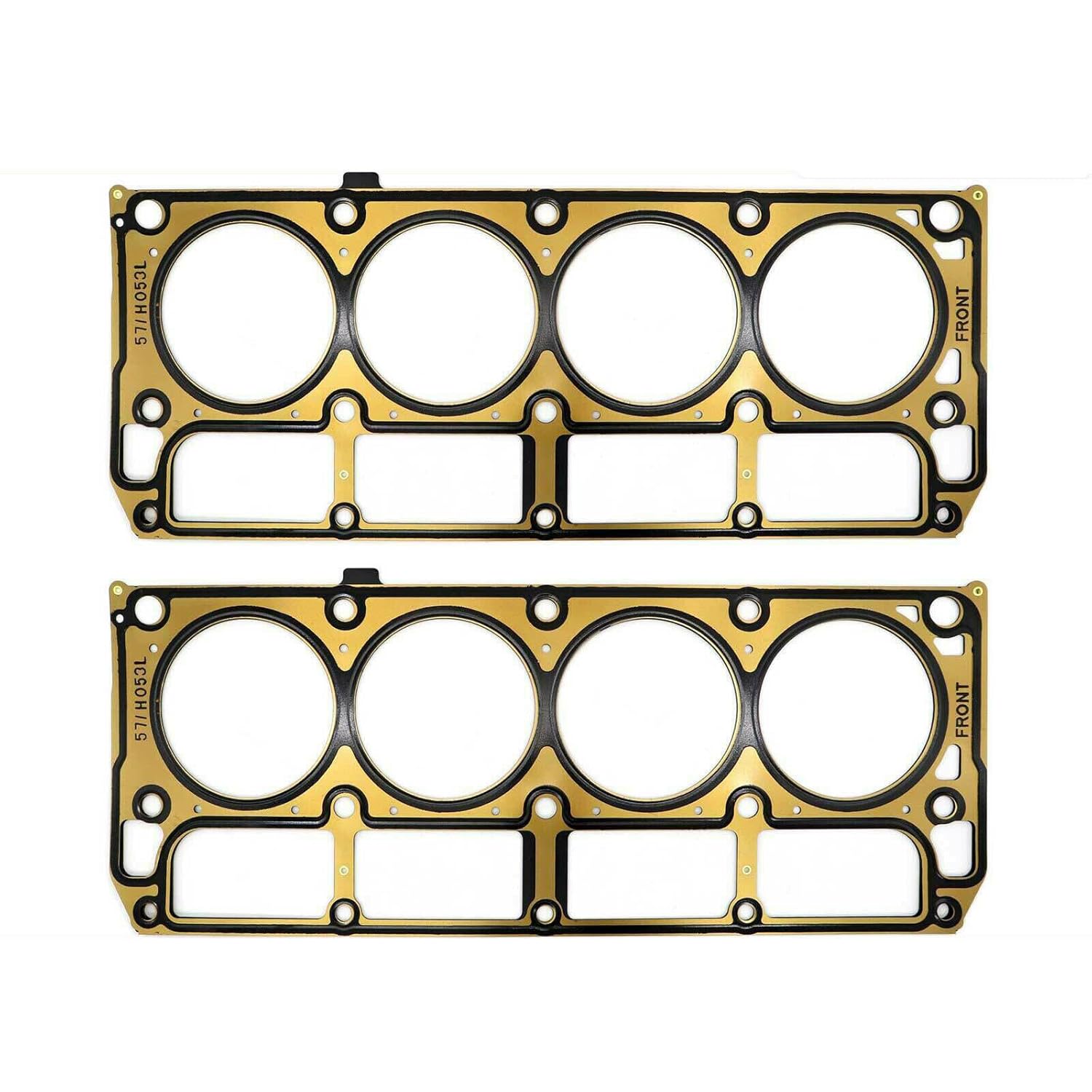 Cylinder Head Gaskets, 2Pcs 26190PT Engine Head Gasket Replacement Fit for GMC for Chevy for Buick for Cadillac Engines & 4.8L 5.3L 5.7L 2002-2014, 12589226 12498544 54442