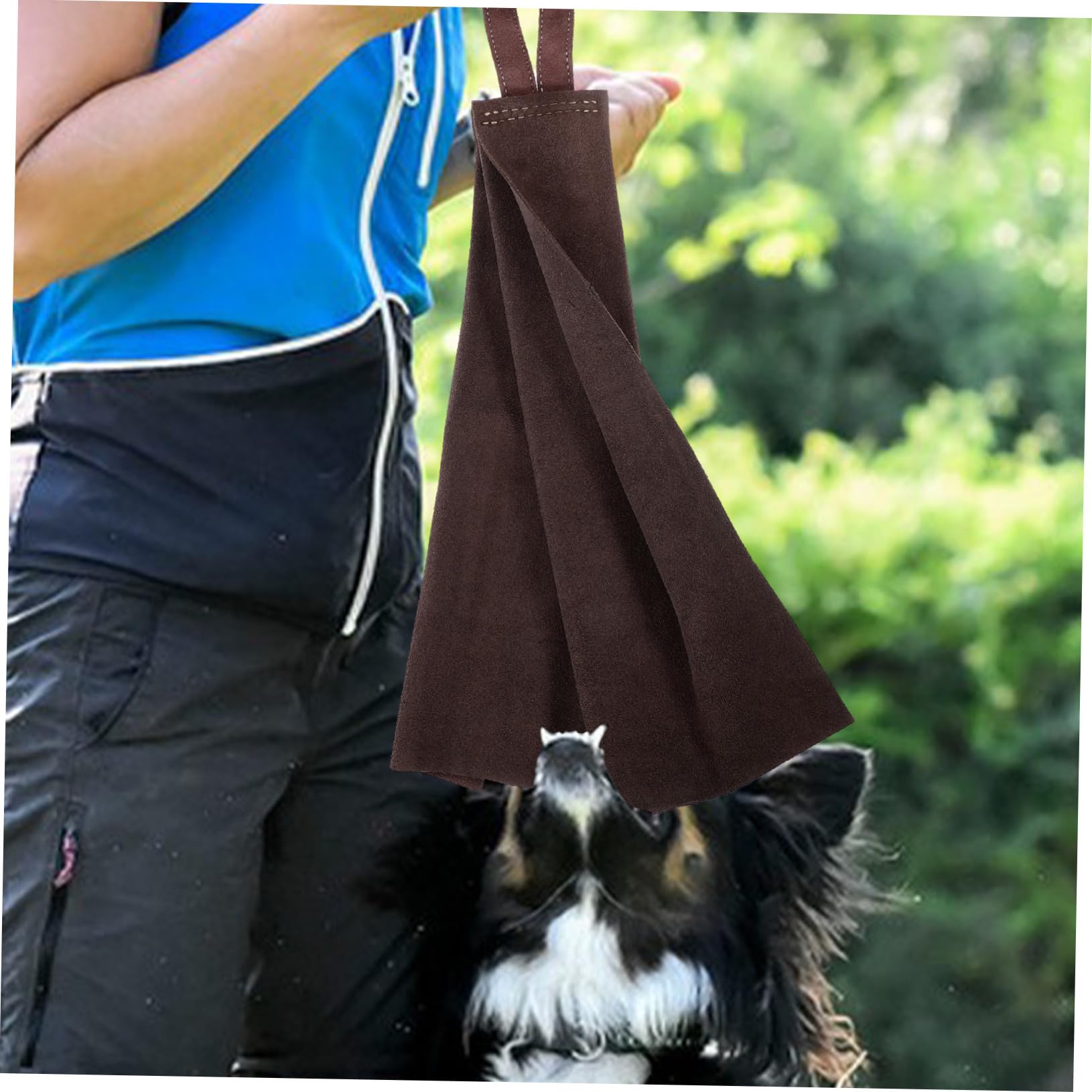 Gatuida Trapo para Mordeduras de Perro Profesional de Cuero Resistente y Práctico para Entrenamiento y Juego de Perros Grandes y Cachorros