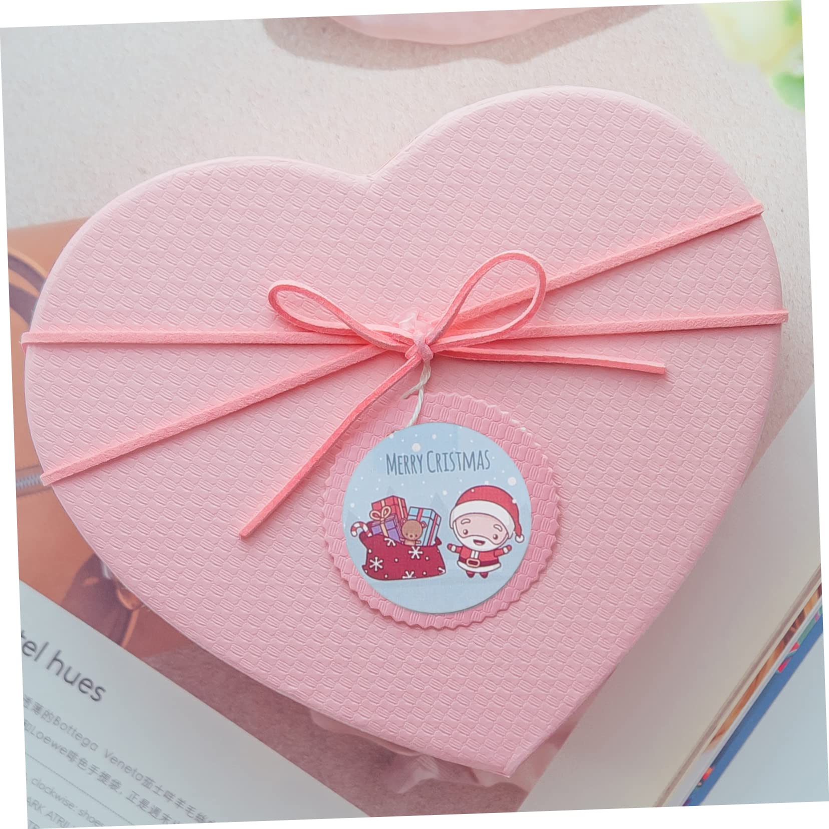 STOBOK 3 Set Di Decorazioni Natalizie Gnomi Adesivi in ​​lamina Di Buon Natale Biglietti Di Auguri Buste Etichette Di Sigillo 2 * 3