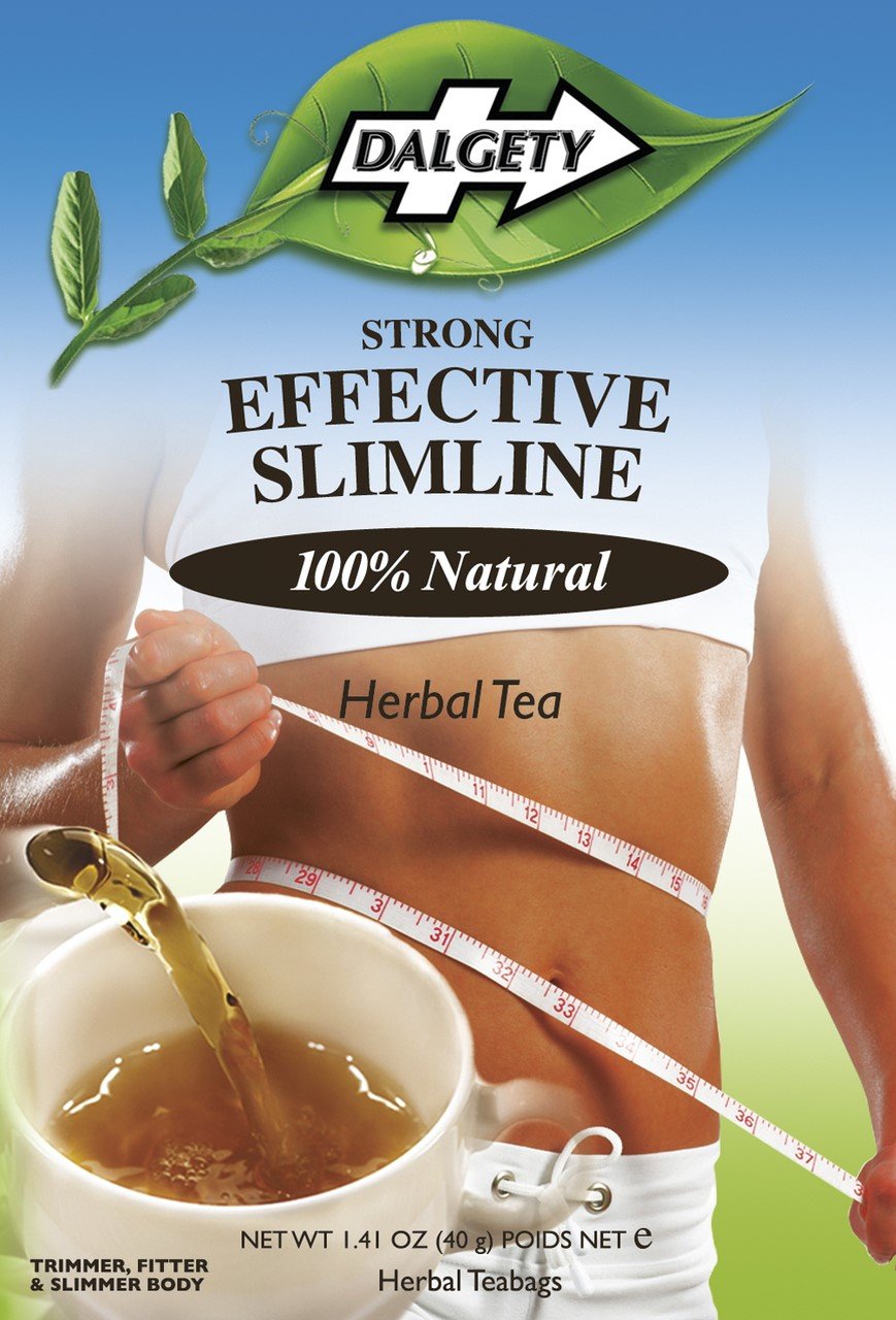 Dalgety Effective Slimline Herbal Infusion 3x40g Cartons - 100% Natural, Caffeine Free Tea (Total 54 Teabags) – Our Slimming Tea is Packed with Unique Health Benefits (3 Pack)