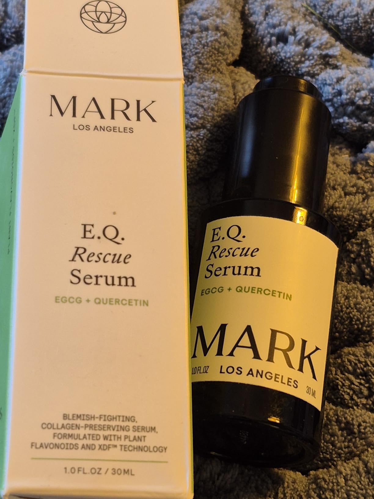 MARK Los Angeles Quercetin + EGCG Lightweight Face Serum | Skin Rescue Formula with Squalane and Advanced Botanical Antioxidants | Helps Reduce Redness & Blemishes | 5 ml