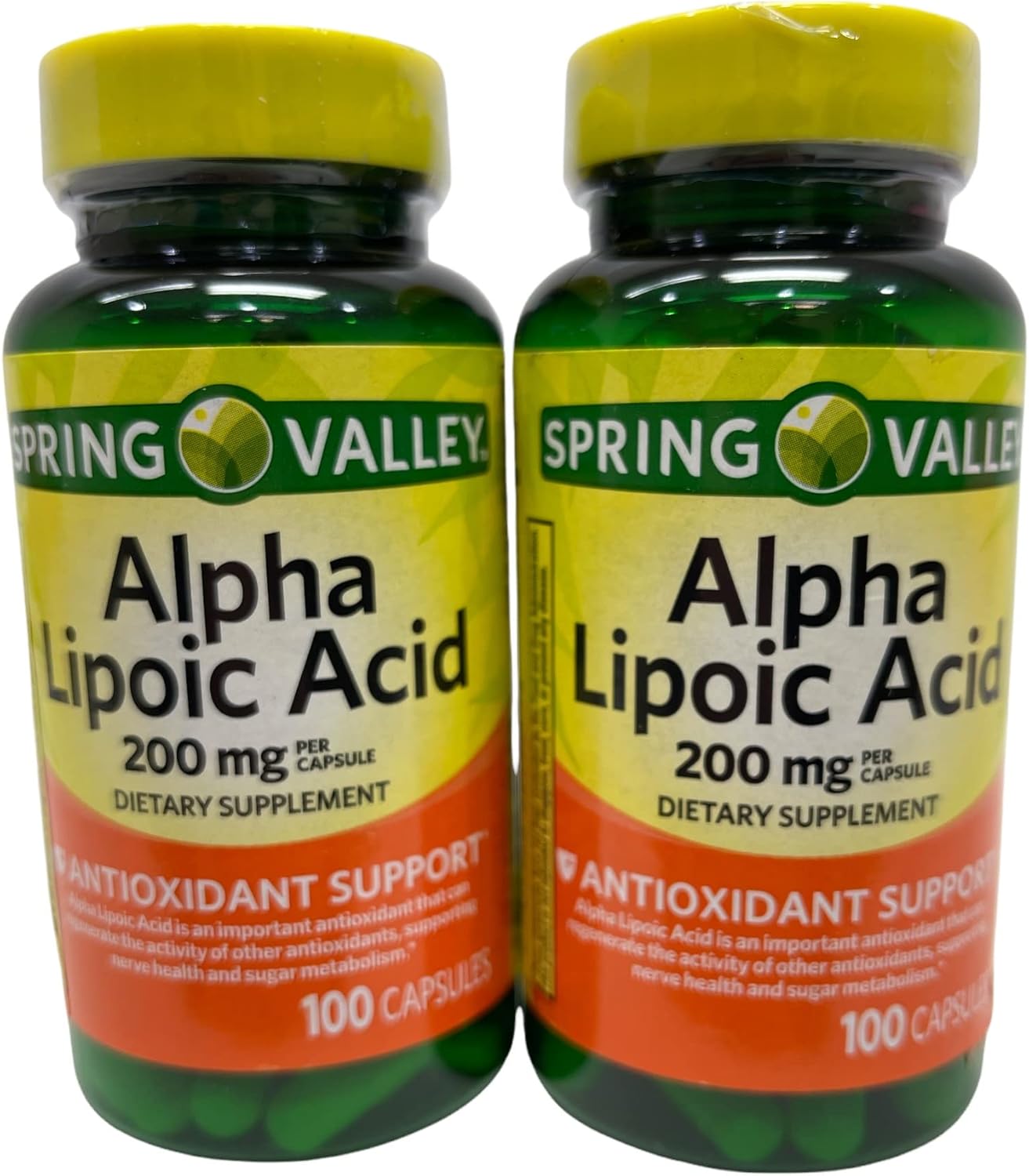 ThisNThat Nutritional Supplement Support Bundle: (2) 200mg 100 ct Bottles of Alpha Lipoic Acid Tip Card