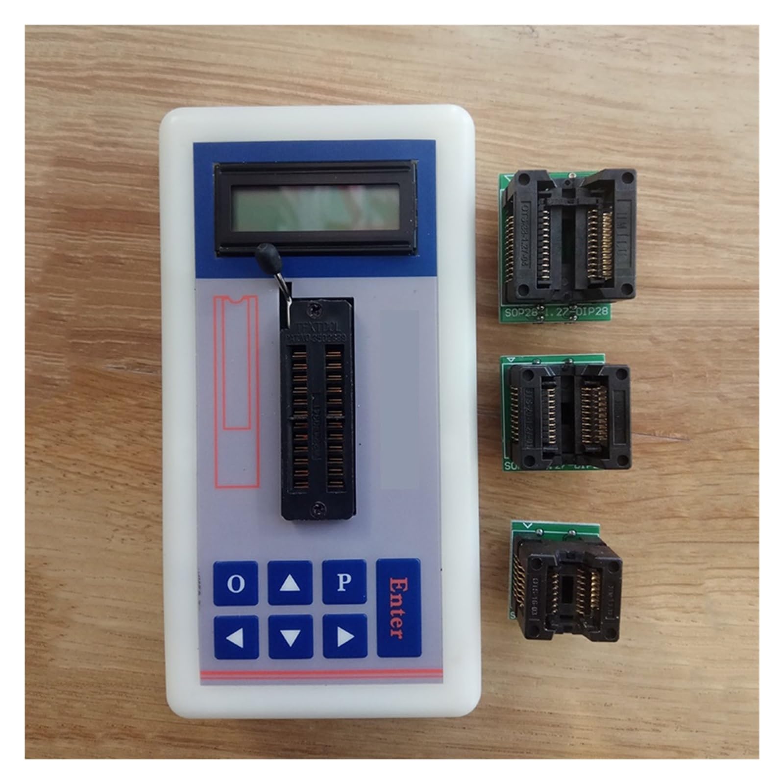 LNHHG Integrated Circuit Tester Digital Led Transistor IC Chip Tester Transistor Tester Chip Detector(With 3 test sockets)