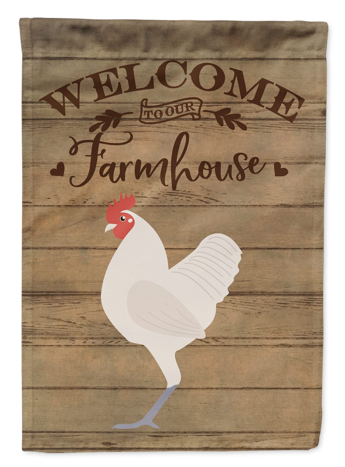 German Langshan Chicken Welcome Flag drapeau de jardin en toile multicolore
