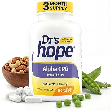 Alpha GPC 500mg | Boost Memory & Focus Support | 3 Months Supply